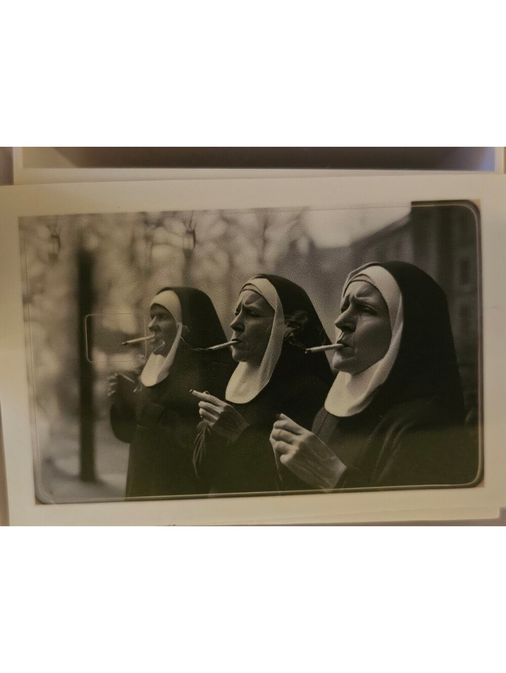 3 Nuns smoking - Funny Bank/Credit/Debit Card Skin Sticker - NEW